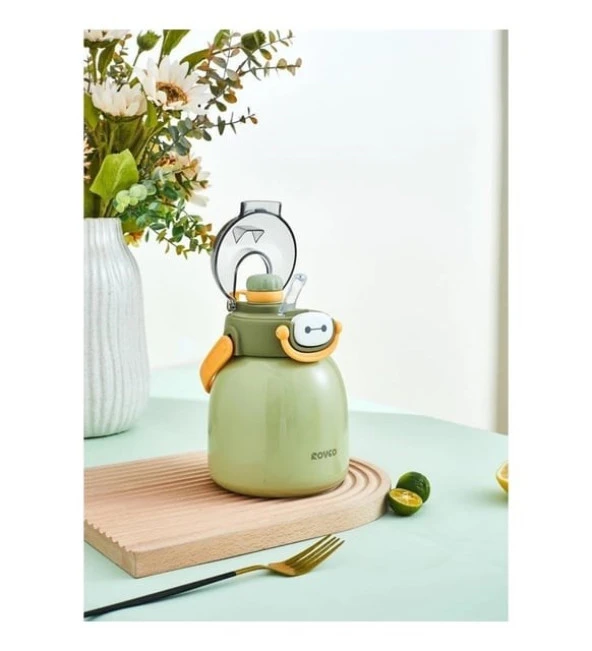 Rovco Çelik Matara 1000Ml Yeşil - 4