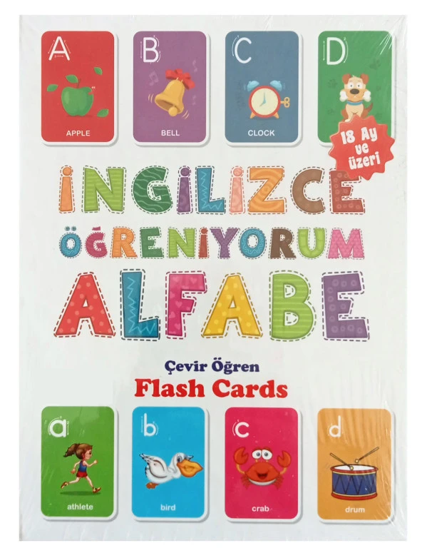 İlk İngilizce Alfabe Kartları Okul Öncesi İngilizce Seti