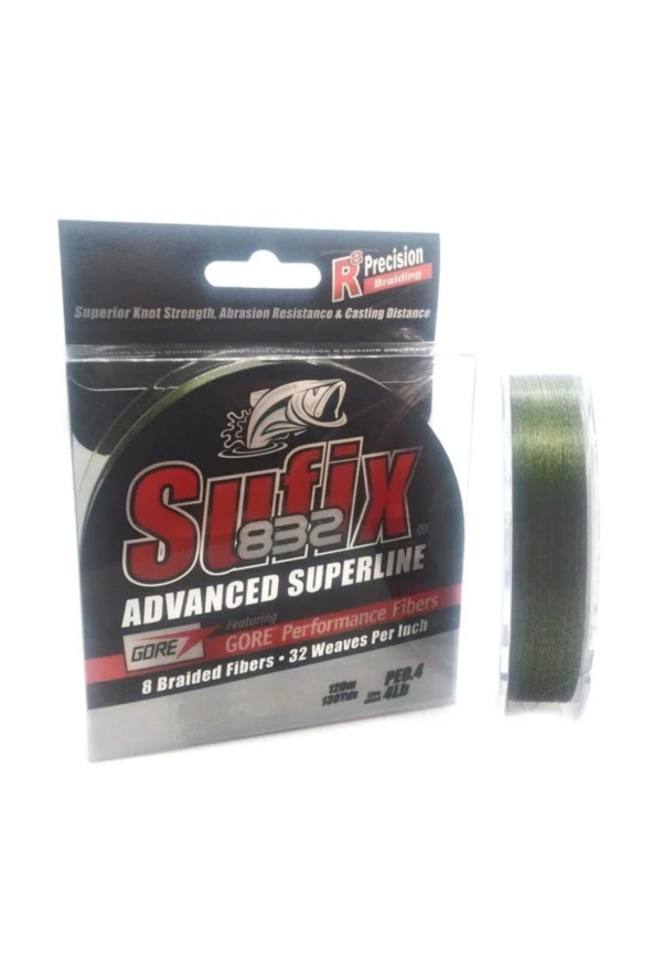 832 Advanced Süper Line Gore X8 Low Vis Green Olta Misinası İp 120Mt