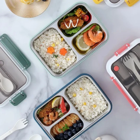 Vagonlife Lunch Box Sefer Tası Yemek Kabı Vagonlife Pembe Vgn528 - 3