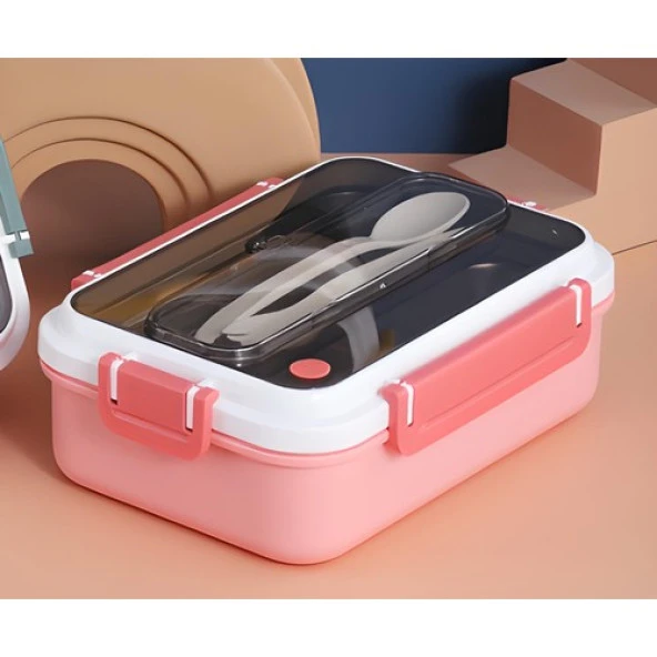 Vagonlife Lunch Box Sefer Tası Yemek Kabı Vagonlife Pembe Vgn528 - 4