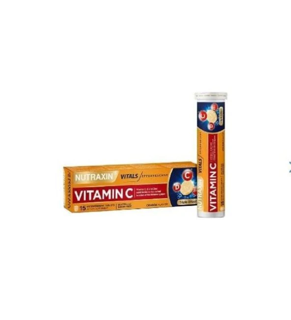 NUTRAXIN EFERVESAN C VITAMINI 15 TABLET