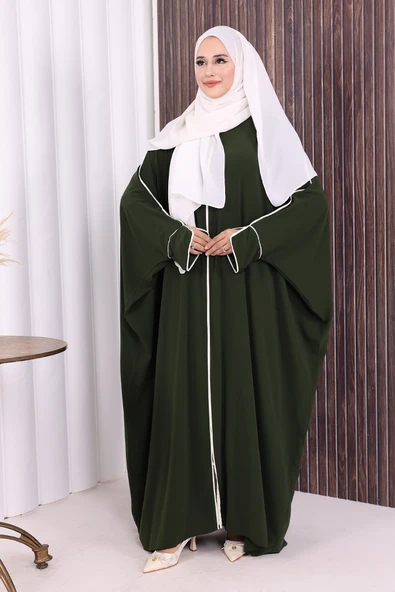 Fermuarlı Yarasakol Ferace 6002 Haki ürün görseli