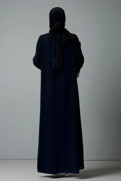 Pul İşlemeli Yelekli Elbise Takım 8498 Siyah - 2