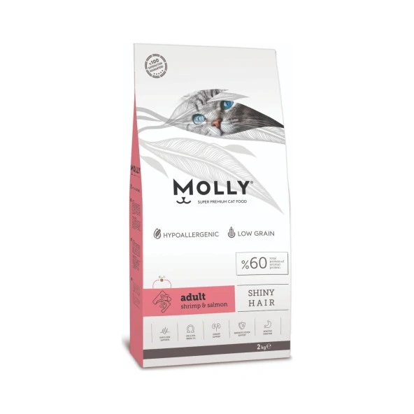 Molly Karidesli Somonlu Yetişkin Kedi Maması 15 Kg