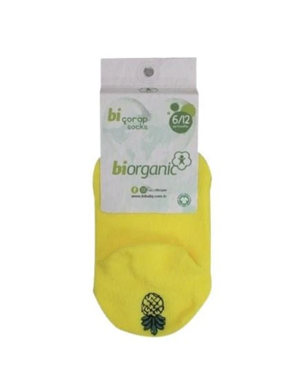 Bibaby Biorganic Sneakers Cute Çorap 68388 Sarı