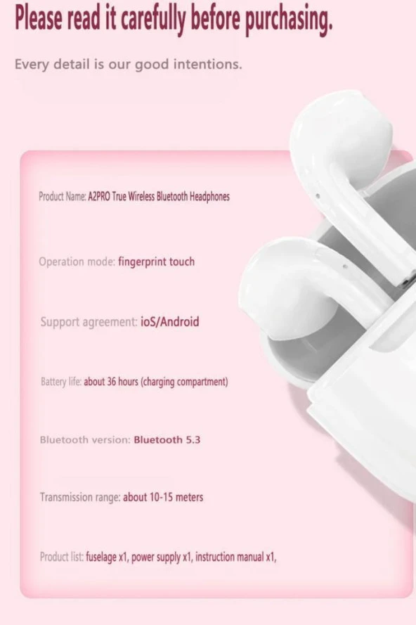 TORİMA G70 Mavi TWS Bluetooth Kablosuz Kulakiçi Kulaklık - 4