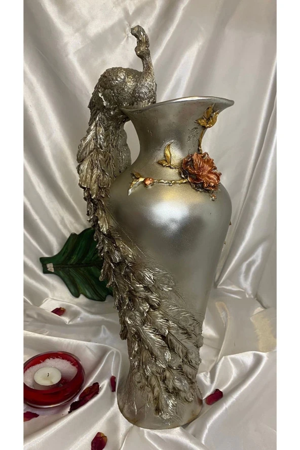 Tavuskuşu Vazo - Resim 4