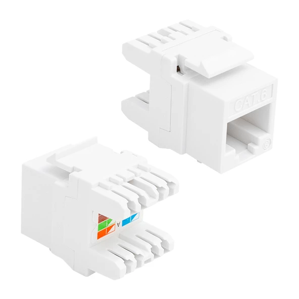 RJ45 CAT6 ŞASE 180 DERECE KEYSTONE JACK ShopZum