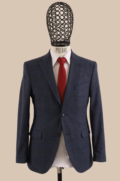 Slim Fit Tek Ceket - 2