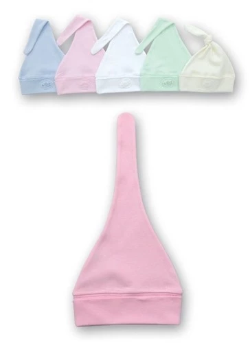 Sevi Bebe Sevi Bebe Üstten Bağcıklı Şapka (Tül Ambalajda)