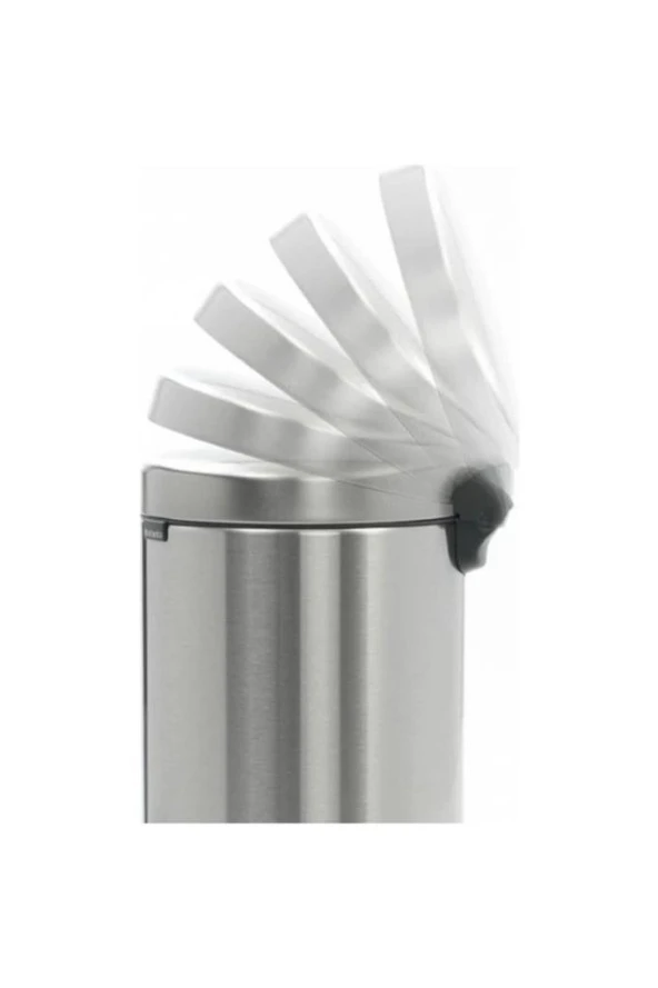 Newıcon Fpp Matt Steel Pedallı Çöp Kutusu 5L - 3