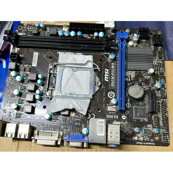 MSI H61M-P31/W8 LGA1155 DDR3 Anakart 2.EL