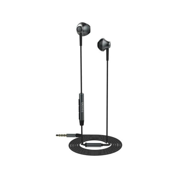 Tecno Pova 5 Rock R2 Kablolu Mikrofonlu Kulaklık Siyah