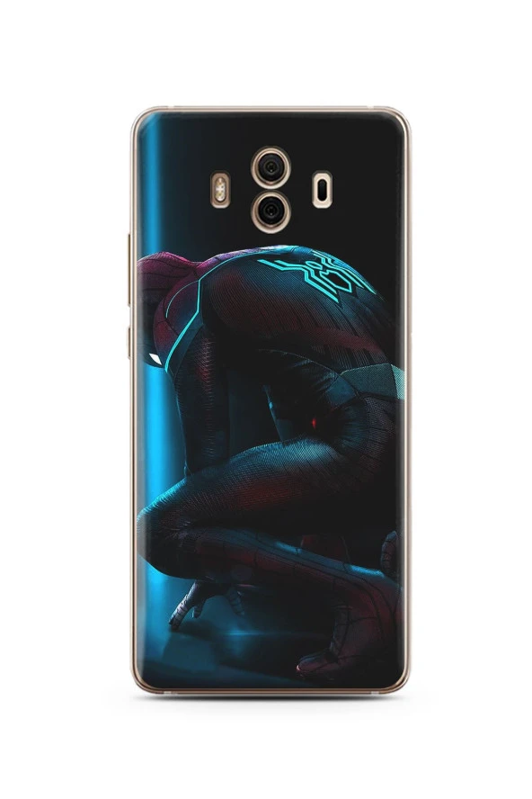 Örümcek Adam Tasarım Süper Şeffaf Silikon Telefon Kılıfı Huawei Mate 10 Pro
