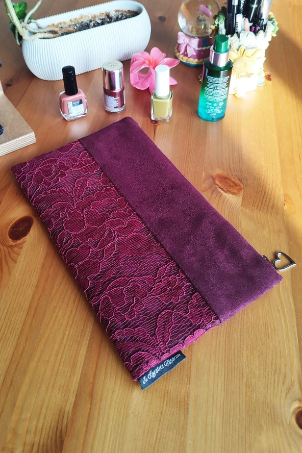 Kadın Portföy & Clutch Çanta Bordo