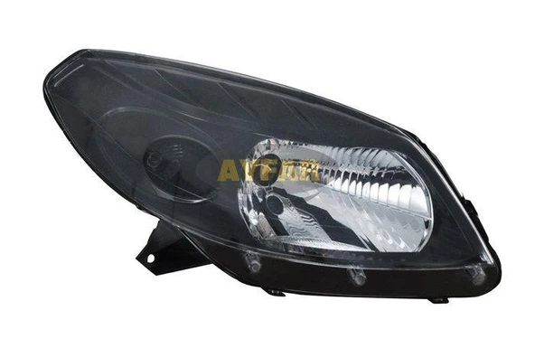 FAR KOMPLE SOL DACIA LOGAN SANDERO SİYAH ÇERÇEVELİ - 1