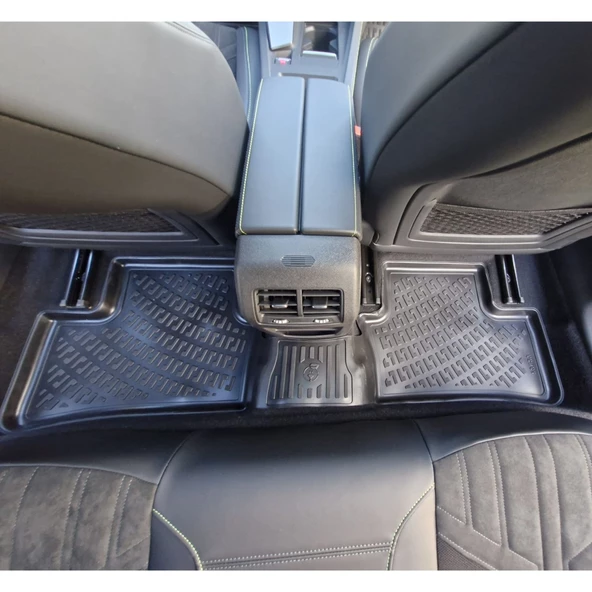 Rizline Peugeot 308 2022+ Elektrikli 3D Havuzlu Paspas Siyah - Resim 5