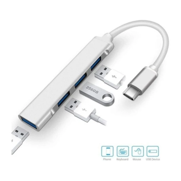 Satworld Type-C to USB HUB