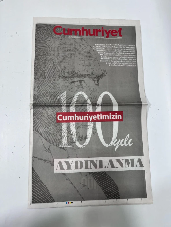29 Ekim 2023 Cumhuriyet Gazetesi Eki (Aydınlanma) - Resim 5