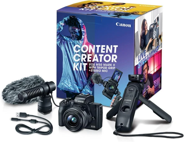 Canon EOS M50 Mark II Content Creator Kit
