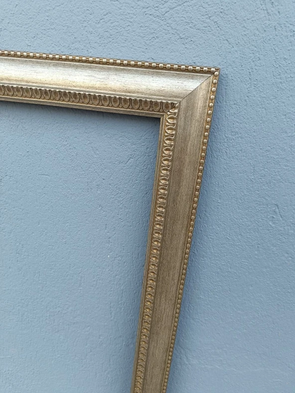 Sarı Yaldız İşlemeli Dekoratif Çerçeve 103x133cm 013 - 2