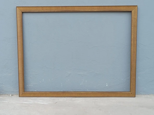 Sarı Yaldız İşlemeli Dekoratif Çerçeve 103x133cm 015 - 2