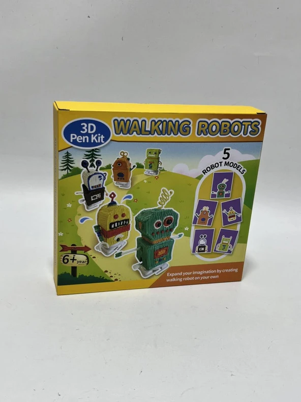 Yürüyen Robotlar 3D Kalem Şablon Kiti J601 - 2