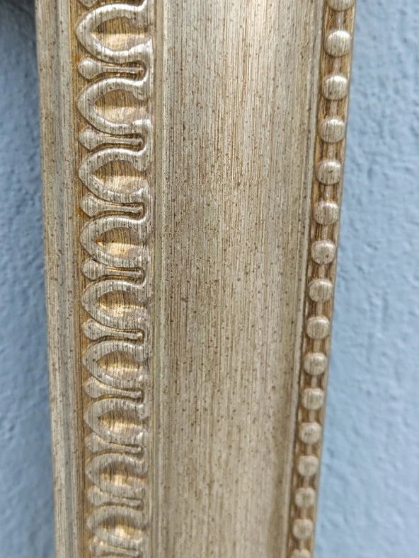 Sarı Yaldız İşlemeli Dekoratif Çerçeve 103x133cm 013 - 5