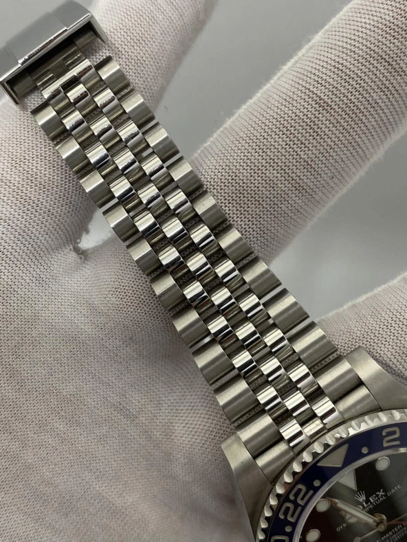 Rolex Gmt Master II 41mm Jubile Kordon Erkek Kol Saati 126710BLRO 2. El - Resim 11
