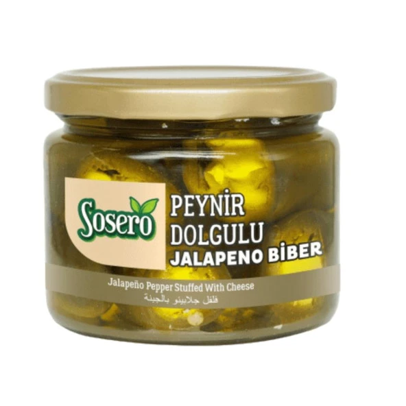 Sosero Peynir Dolgulu Jalapeno Biber 300 G