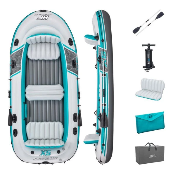 Bestway Hydro-Force Adventure Elite X5 Şişme Bot Set 364x166x45 cm - 2