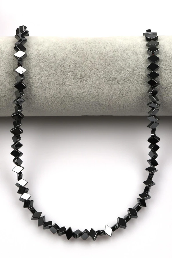 Hematit Dizi 5 x 8 mm Baklava Kesim - Resim 2