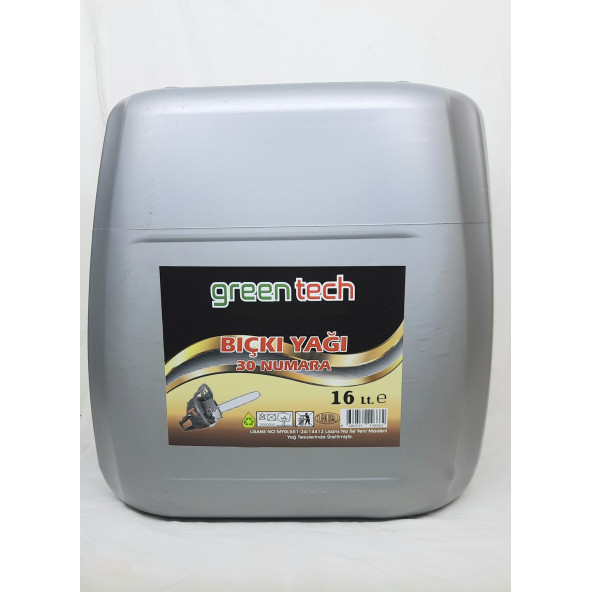 greentech 30 NUMARA BIÇKI TESTERE ZİNCİR YAĞI 16 LİTRE