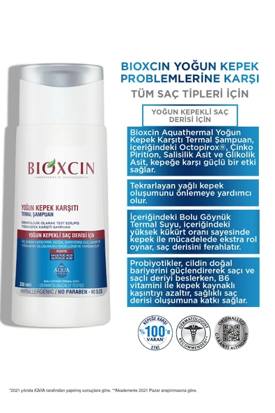Aqua Thermal Ds Yoğun Kepeğe Karşı Etkili Şampuan 200 ml 2 Li Set - 3