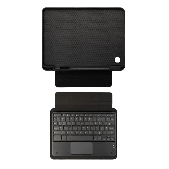 Vendas Samsung Galaxy Tab S6 Lite P610 Zore Border Keyboard Bluetooh Bağlantılı Standlı Klavyeli Tablet Kılıfı