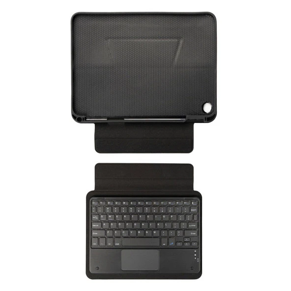 Vendas Samsung Galaxy Tab A9 Plus Zore Border Keyboard Bluetooh Bağlantılı Standlı Klavyeli Tablet Kılıfı