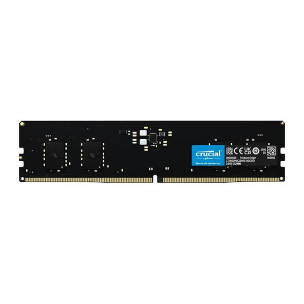 Crucial PC Ram Bellek 8GB DDR5 4800 MHz (CT8G48C40U5)
