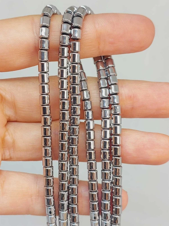 Hematit Taşı Dizi 3.5*3.5mm (48216) ürün görseli