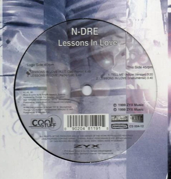 N-Dre – Lessons In Love house latin tarz plak alithestereo
