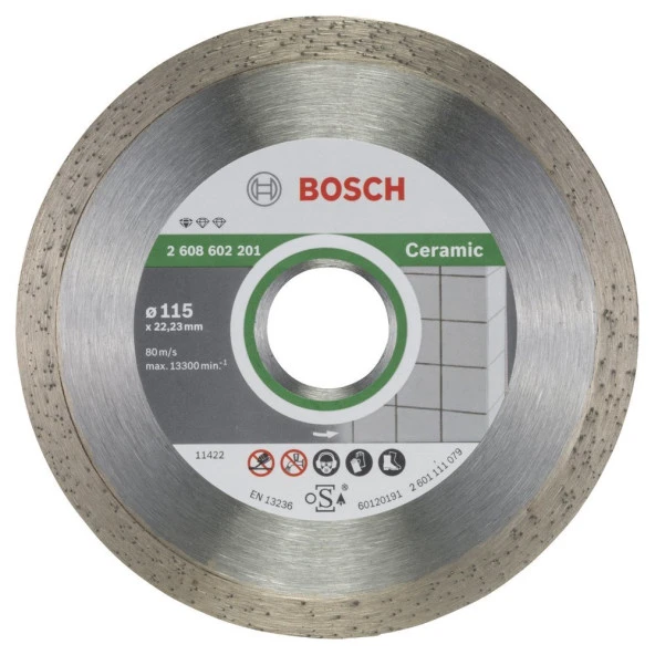 Bosch - Standard Seri Seramik İçin Elmas Kesme Diski 115 mm