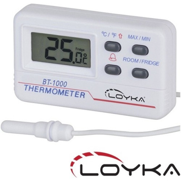 Loyka BT-1000 Alarmlı Buzdolabı Termometresi