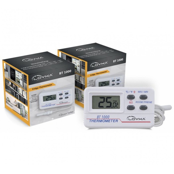 Loyka BT-1000 Alarmlı Buzdolabı Termometresi - Resim 4