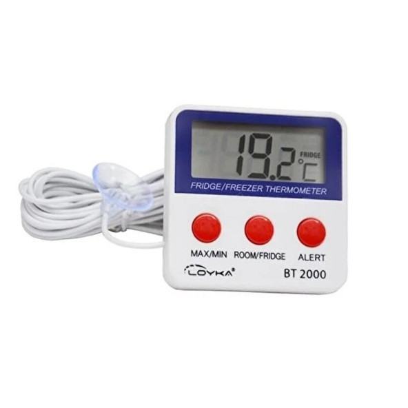 Loyka BT-2000 Alarmlı ve Mıknatıslı Buzdolabı Termometresi