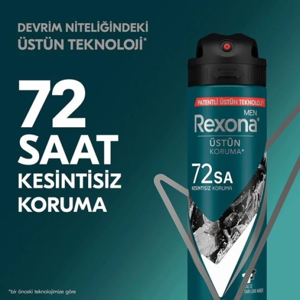 Rexona Men Erkek Sprey Deodorant Kömür Detox 72 Saat Kesintisiz Üstün Koruma 150 M - 3
