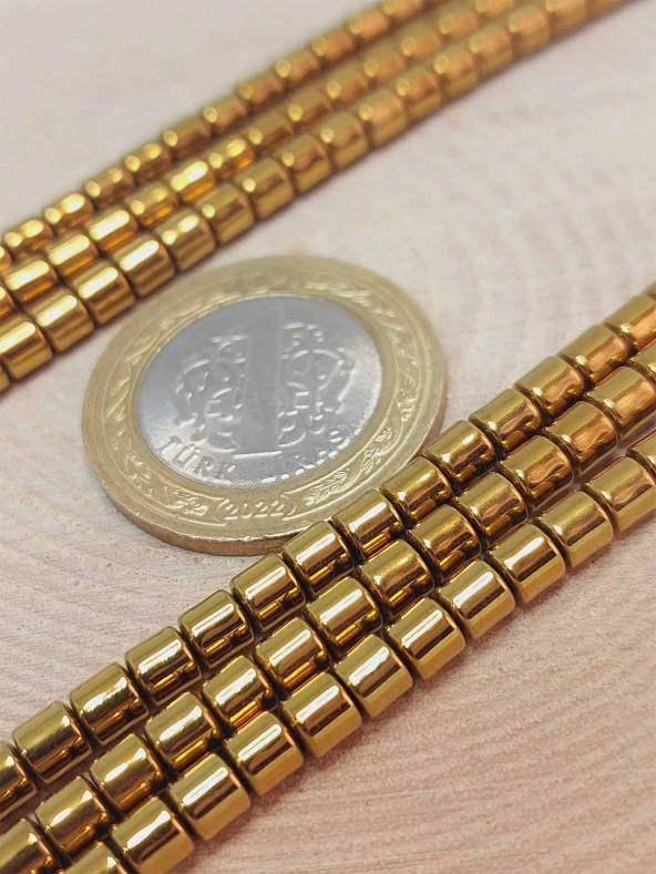 Hematit Taşı Dizi 3.5*3.5mm (48220) - Resim 2