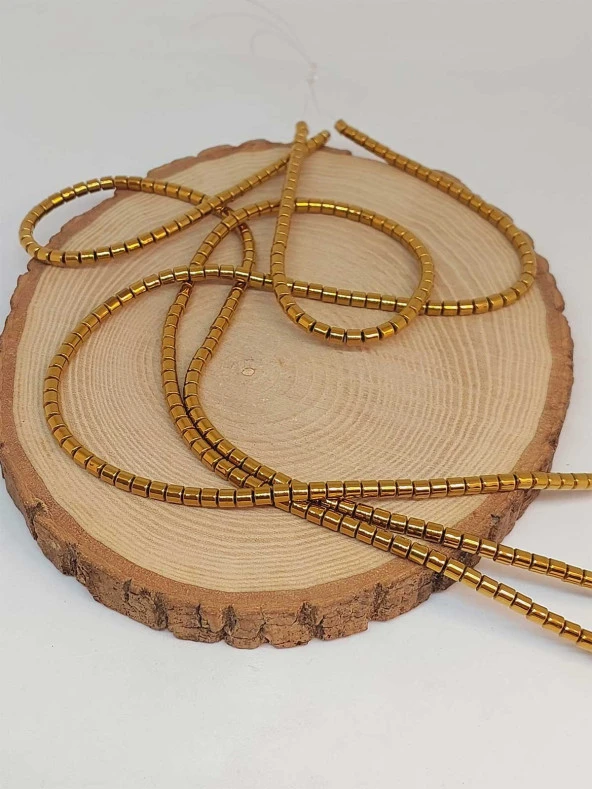 Hematit Taşı Dizi 3.5*3.5mm (48220) - Resim 3