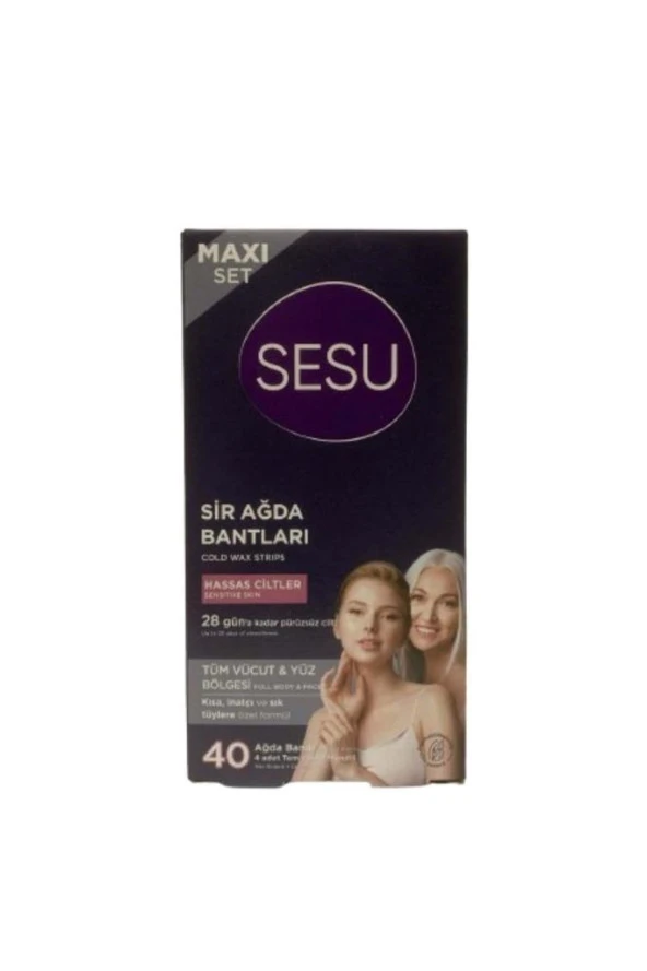 Sesu Maxi Sir Ağda Hassas Ciltler Set