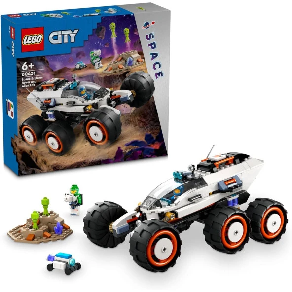 Orjinal Lego City Uzay Keşif Robotu ve Uzaylı Canlı Lego City 60431