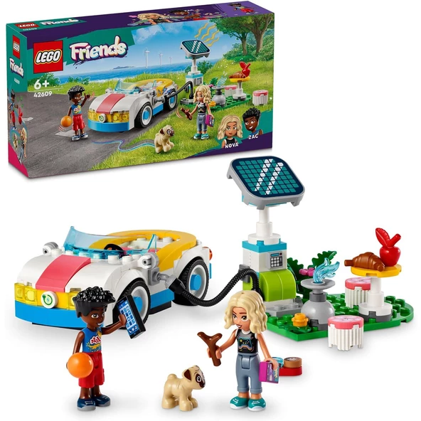 Orjinal Lego Friends Elektrikli Araba ve Şarj İstasyonu Lego Friends 42609